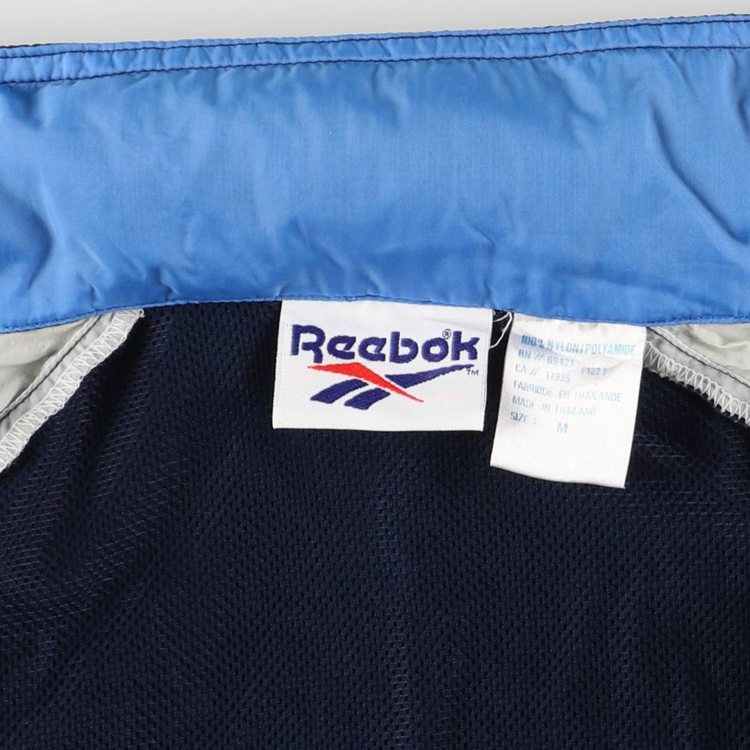 90'S Reebok Nylon Jacket, Men's M Size, Vintage Nylon navy blue type Vintage Second Hand