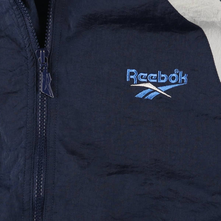 90'S Reebok Nylon Jacket, Men's M Size, Vintage Nylon navy blue type Vintage Second Hand