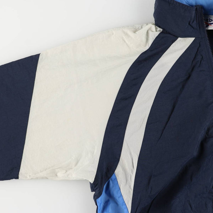 90'S Reebok Nylon Jacket, Men's M Size, Vintage Nylon navy blue type Vintage Second Hand