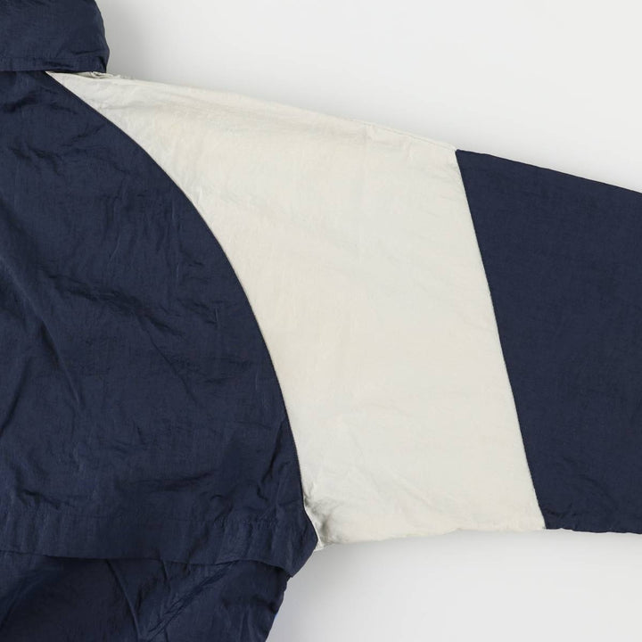 90'S Reebok Nylon Jacket, Men's M Size, Vintage Nylon navy blue type Vintage Second Hand