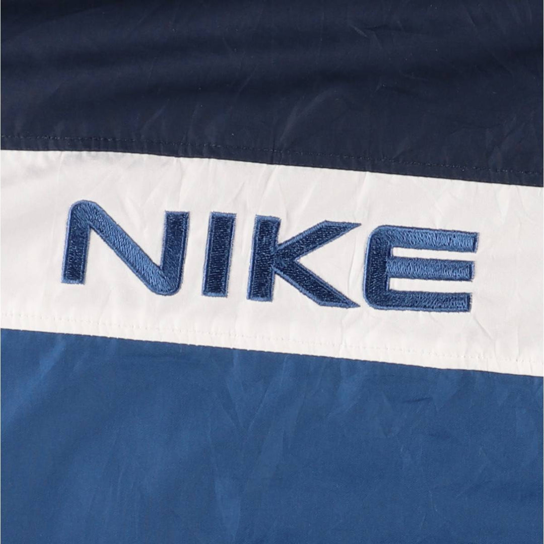 00'S Nike Windbreaker Men's M size polyester blue type Vintage Second Hand