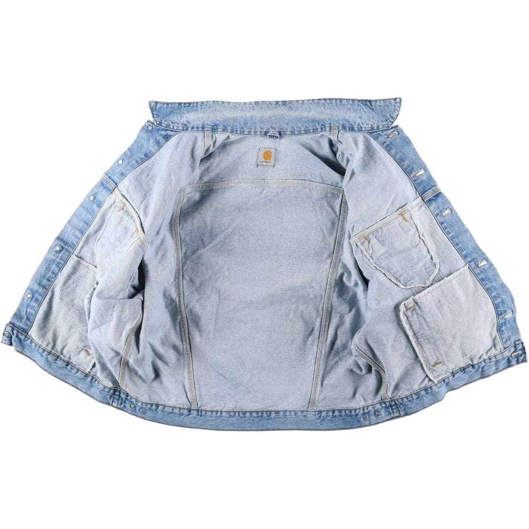 Carhartt denim jacket, men's size XL unclear blue type Vintage Second Hand