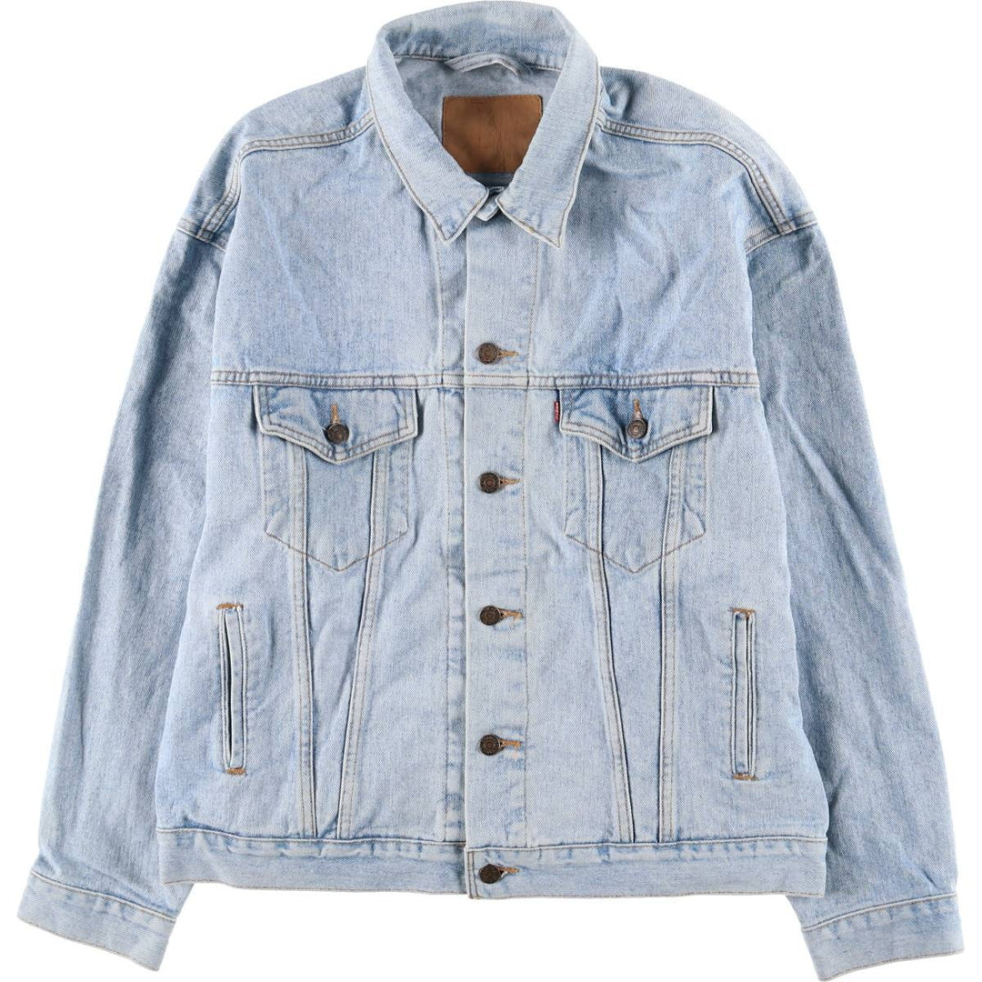 Levi's denim jacket, denim jacket, men's size XL unclear blue type Vintage Second Hand