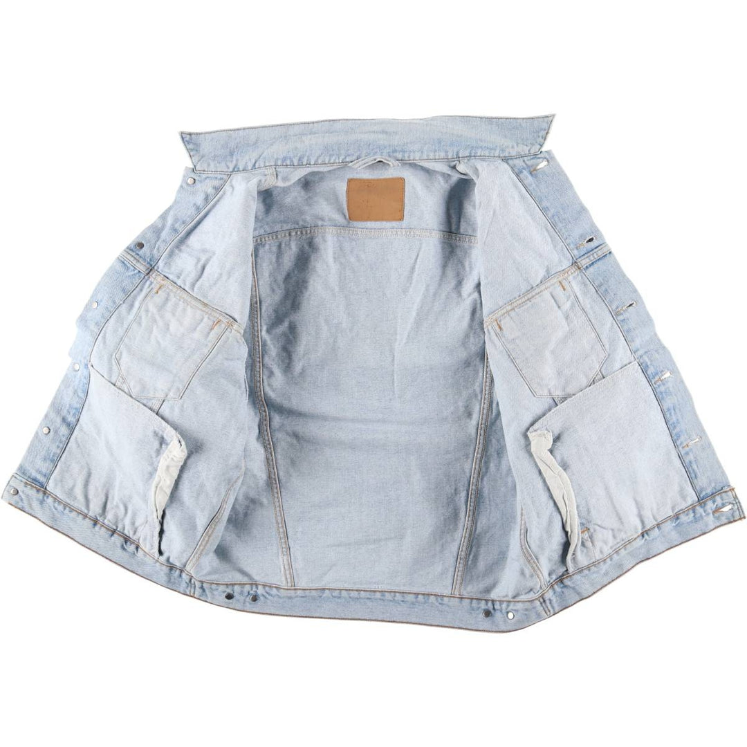 Levi's denim jacket, denim jacket, men's size XL unclear blue type Vintage Second Hand