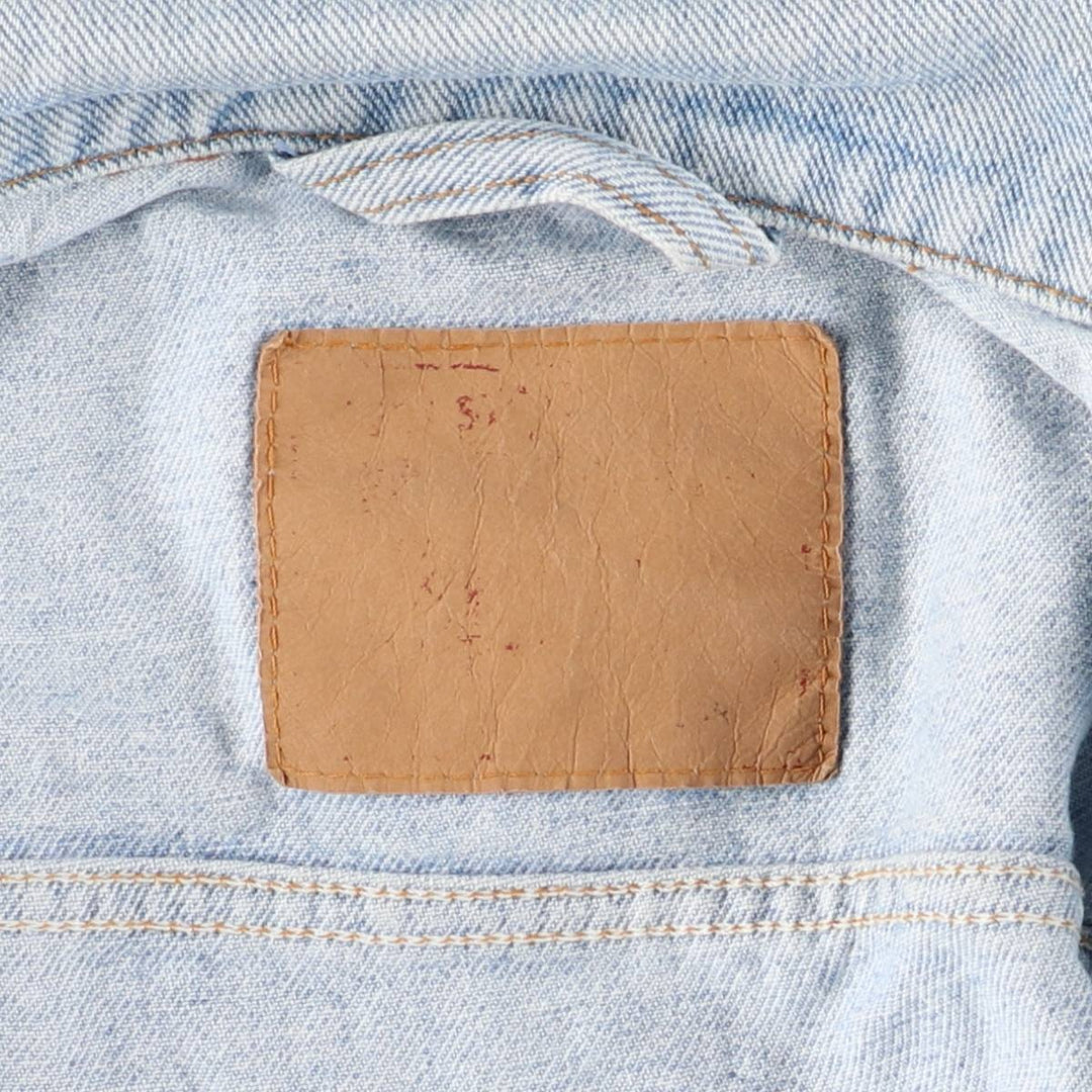 Levi's denim jacket, denim jacket, men's size XL unclear blue type Vintage Second Hand