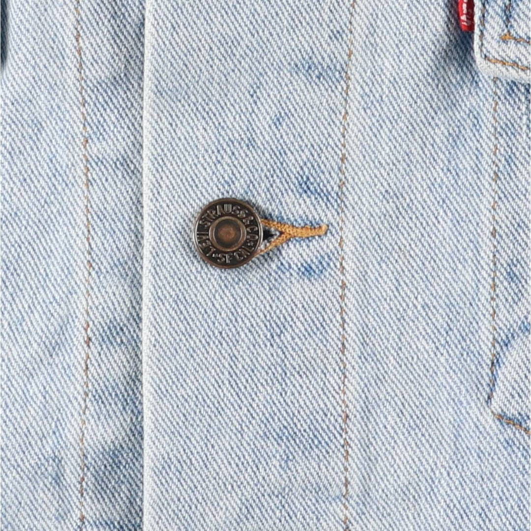 Levi's denim jacket, denim jacket, men's size XL unclear blue type Vintage Second Hand