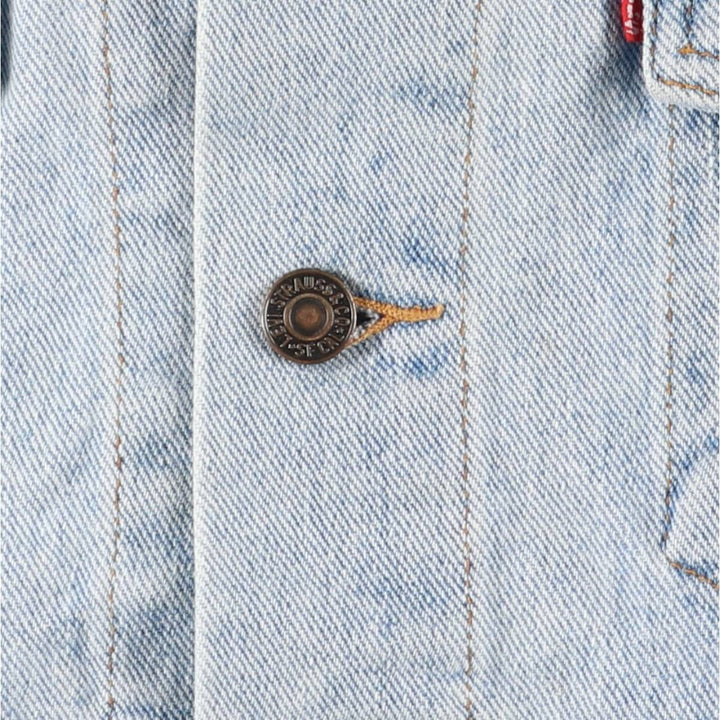 Levi's denim jacket, denim jacket, men's size XL unclear blue type Vintage Second Hand