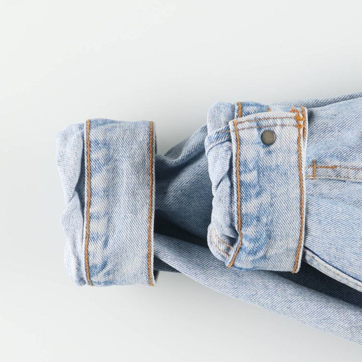 Levi's denim jacket, denim jacket, men's size XL unclear blue type Vintage Second Hand