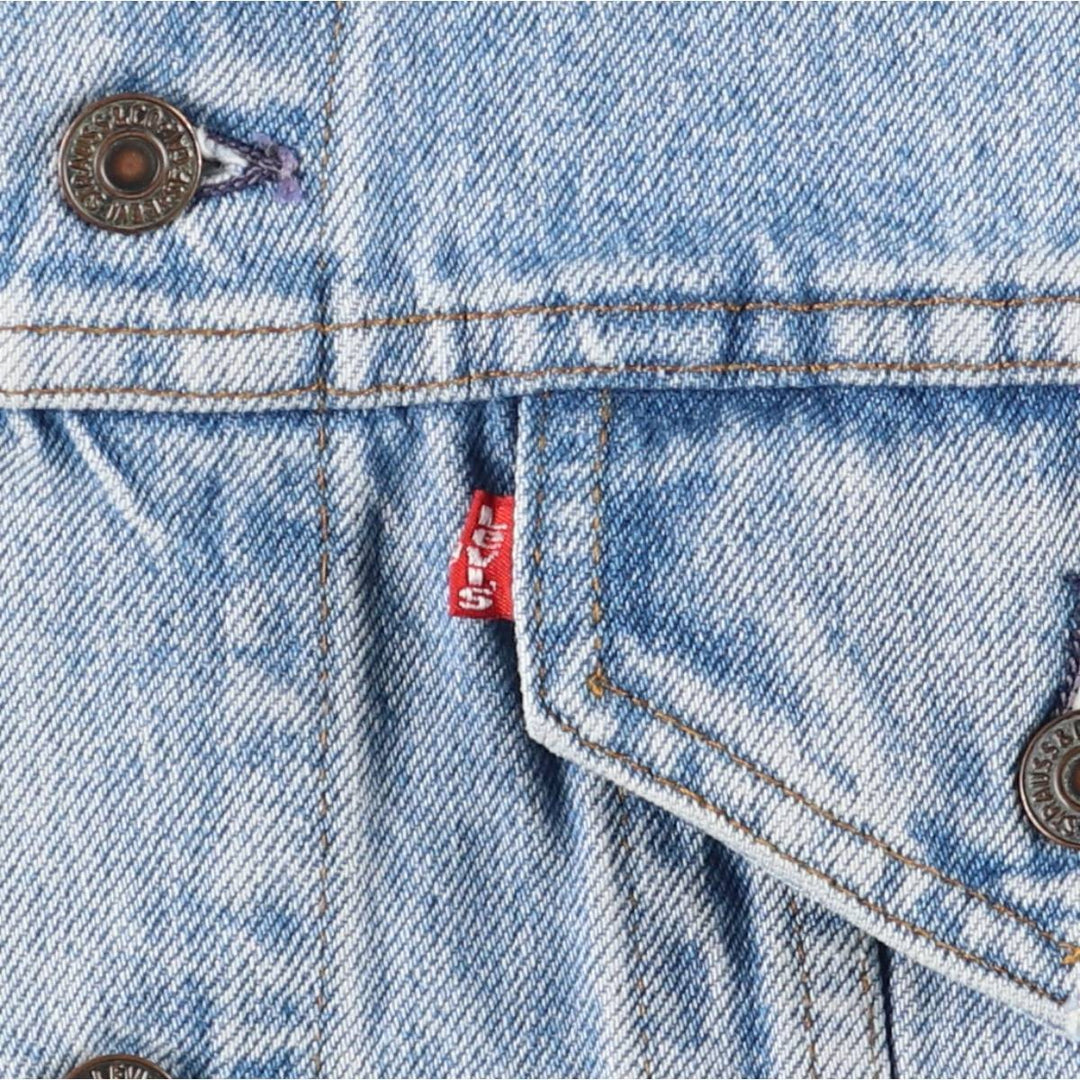 Vintage Levi's 71506-0214 denim jacket, made in the USA, size L. cotton blue type Vintage Second Hand