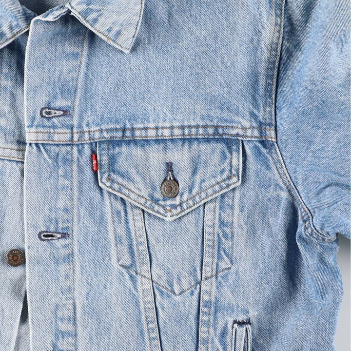 Vintage Levi's 71506-0214 denim jacket, made in the USA, size L. cotton blue type Vintage Second Hand
