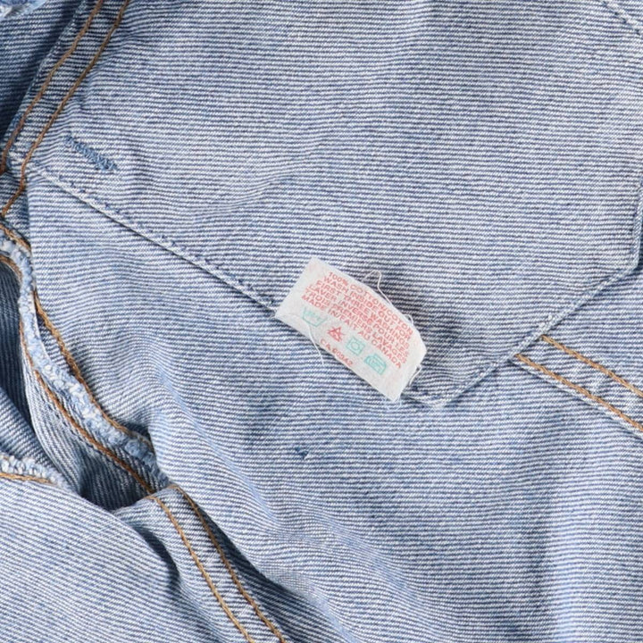 Vintage Levi's 75505-0211 denim jacket, made in Canada, size M. cotton blue type Vintage Second Hand