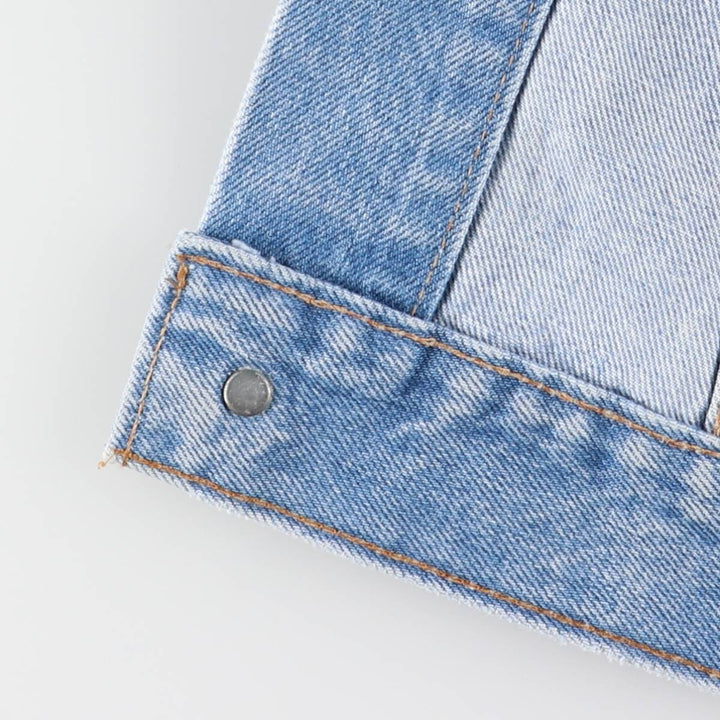 Vintage Levi's 75505-0211 denim jacket, made in Canada, size M. cotton blue type Vintage Second Hand