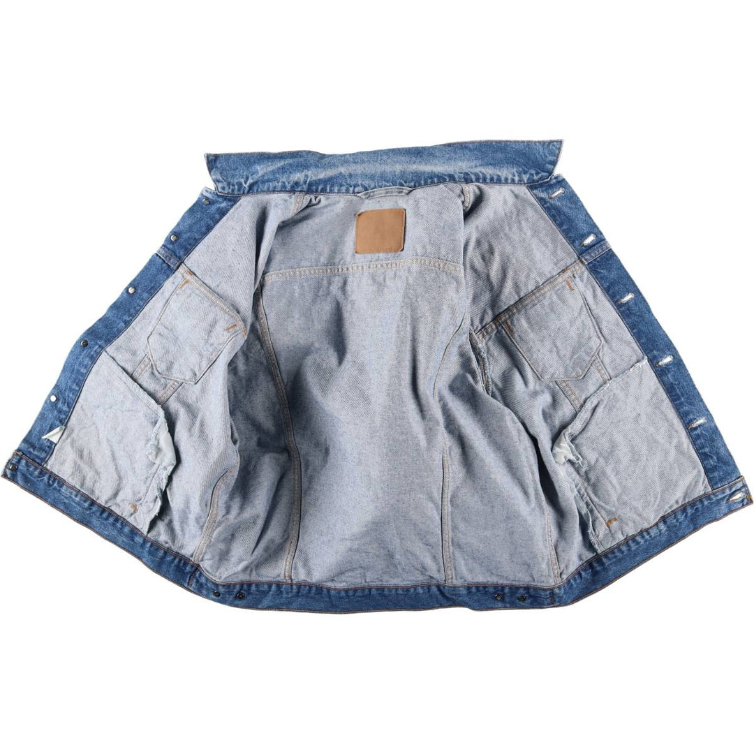 90'S Levi's denim jacket, denim jacket, made in the USA, men's XL size, vintage cotton blue type Vintage Second Hand