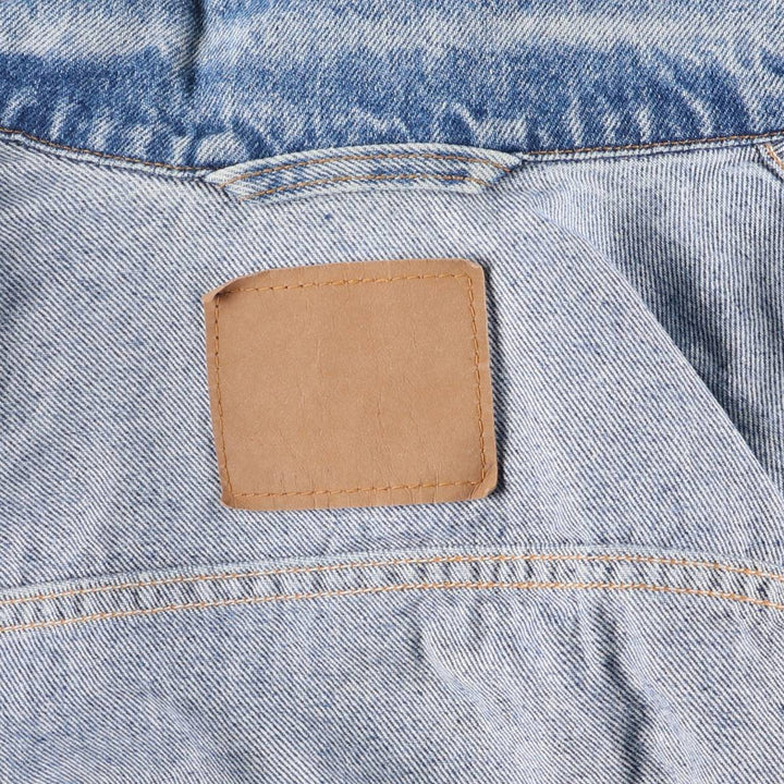 90'S Levi's denim jacket, denim jacket, made in the USA, men's XL size, vintage cotton blue type Vintage Second Hand