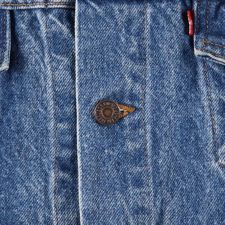 90'S Levi's denim jacket, denim jacket, made in the USA, men's XL size, vintage cotton blue type Vintage Second Hand
