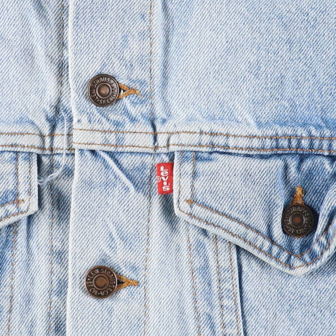 2000'S Levi's 57508-0214 Denim Jacket, Made in USA, Men's Size L cotton blue type Vintage Second Hand