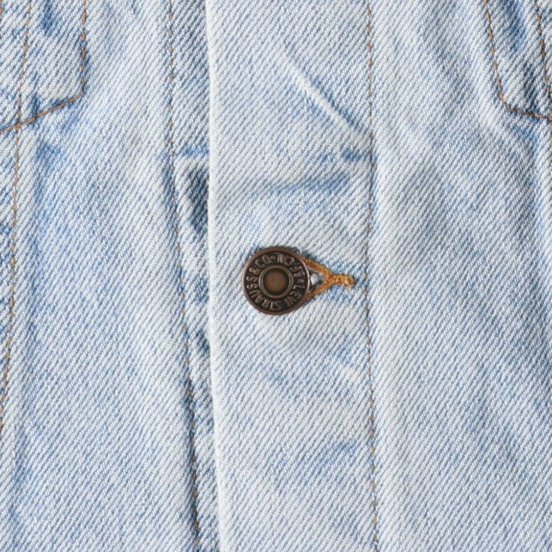 2000'S Levi's 57508-0214 Denim Jacket, Made in USA, Men's Size L cotton blue type Vintage Second Hand