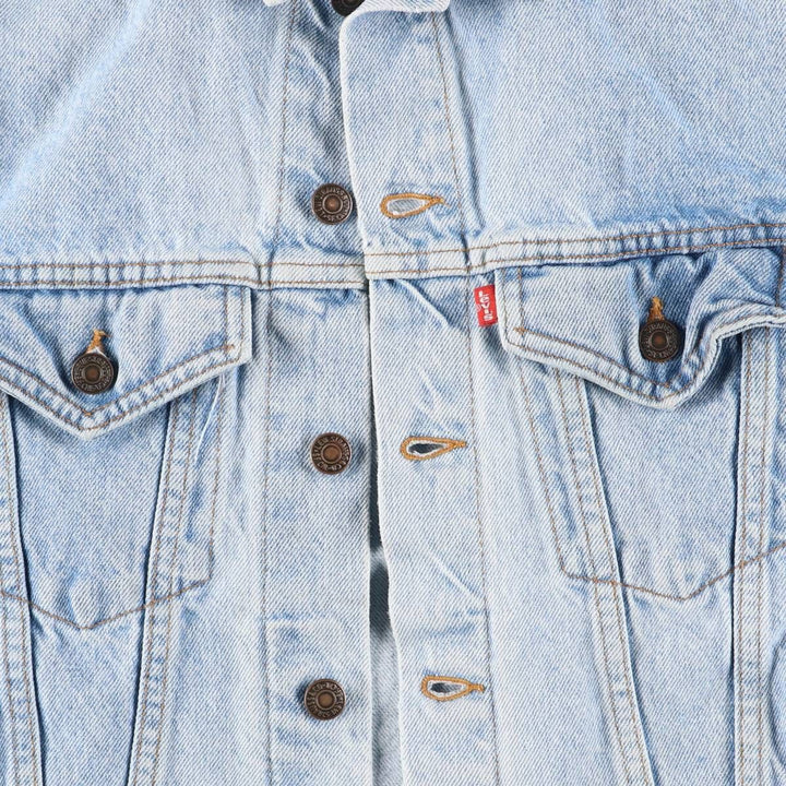 2000'S Levi's 57508-0214 Denim Jacket, Made in USA, Men's Size L cotton blue type Vintage Second Hand