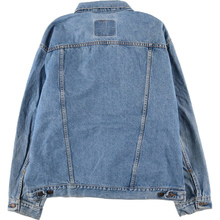 90'S Levi's 70507-0289 Denim Jacket, Made in USA, Men's Size XL, Vintage cotton blue type Vintage Second Hand