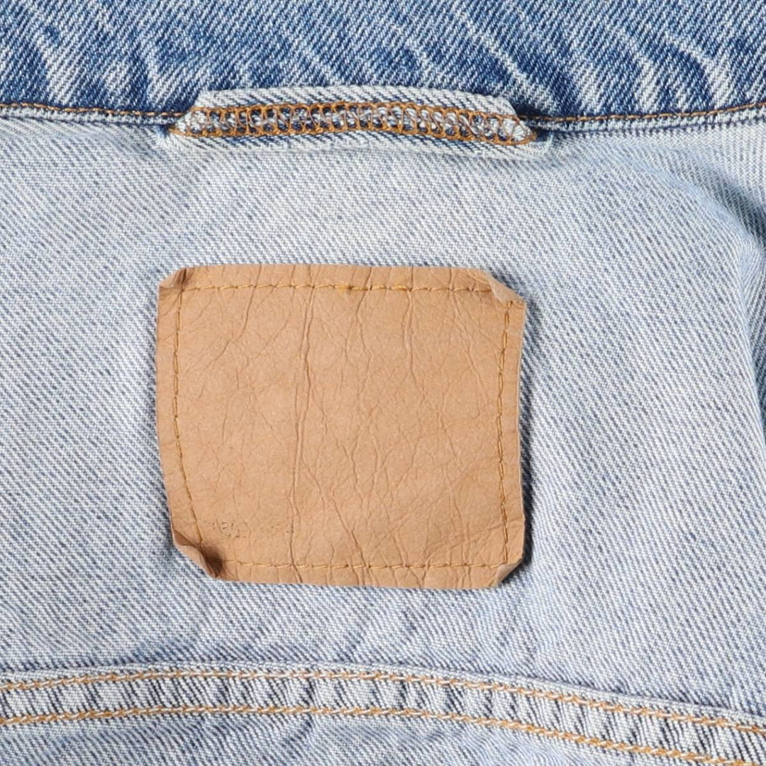 90'S Levi's 70507-0289 Denim Jacket, Made in USA, Men's Size XL, Vintage cotton blue type Vintage Second Hand
