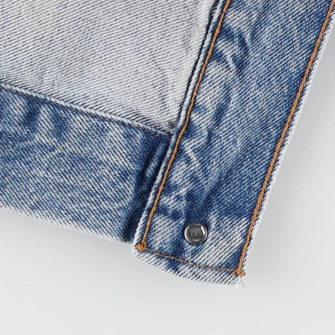 90'S Levi's 70507-0289 Denim Jacket, Made in USA, Men's Size XL, Vintage cotton blue type Vintage Second Hand