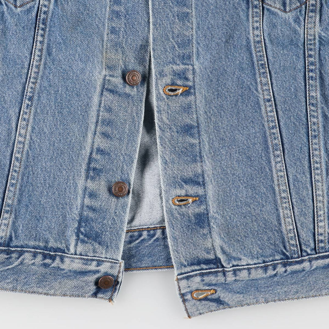 90'S Levi's 70507-0289 Denim Jacket, Made in USA, Men's Size XL, Vintage cotton blue type Vintage Second Hand