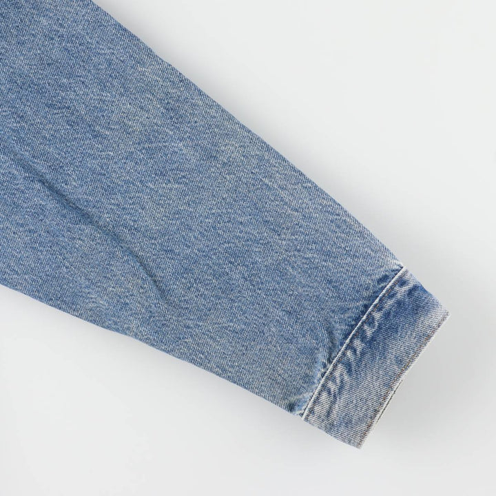 90'S Levi's 70507-0289 Denim Jacket, Made in USA, Men's Size XL, Vintage cotton blue type Vintage Second Hand