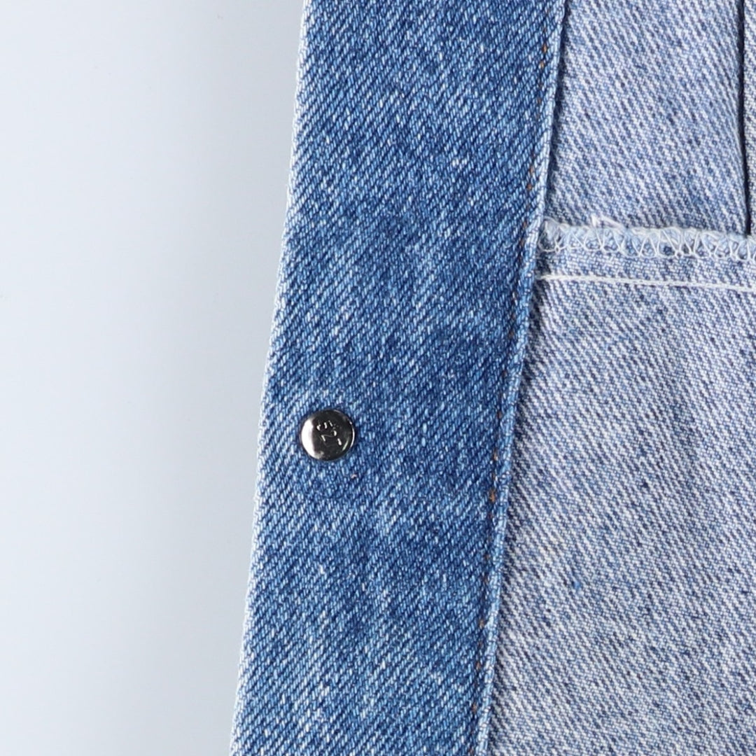 Vintage 1980s-1990'S Levi's 70507-4813 Chemical Wash Denim Jacket, Made in the USA, Men's Size L cotton blue type Vintage Second Hand