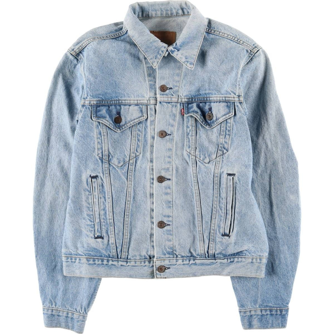90'S Levi's 71506-0214 Denim Jacket, Made in USA, Men's Size Medium, Vintage cotton blue type Vintage Second Hand