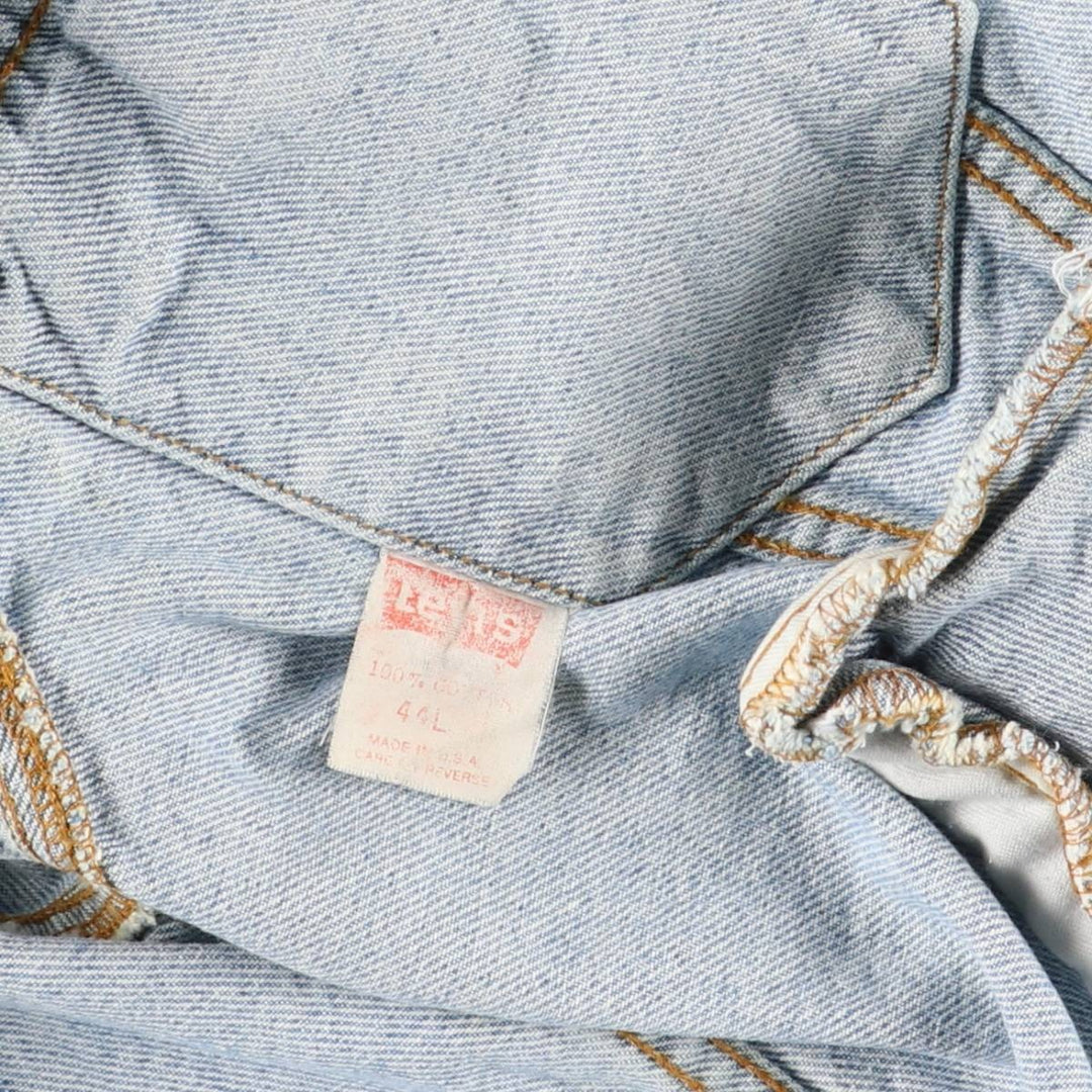 90'S Levi's 71506-0214 Denim Jacket, Made in USA, Men's Size Medium, Vintage cotton blue type Vintage Second Hand