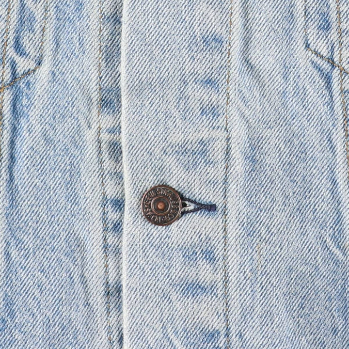 90'S Levi's 71506-0214 Denim Jacket, Made in USA, Men's Size Medium, Vintage cotton blue type Vintage Second Hand