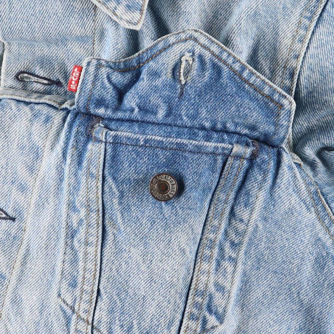 90'S Levi's 71506-0214 Denim Jacket, Made in USA, Men's Size Medium, Vintage cotton blue type Vintage Second Hand