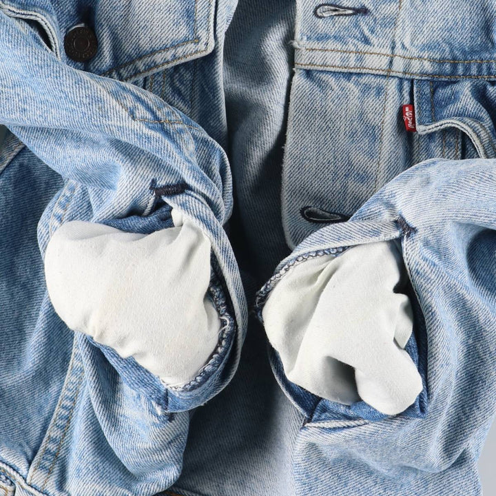 90'S Levi's 71506-0214 Denim Jacket, Made in USA, Men's Size Medium, Vintage cotton blue type Vintage Second Hand