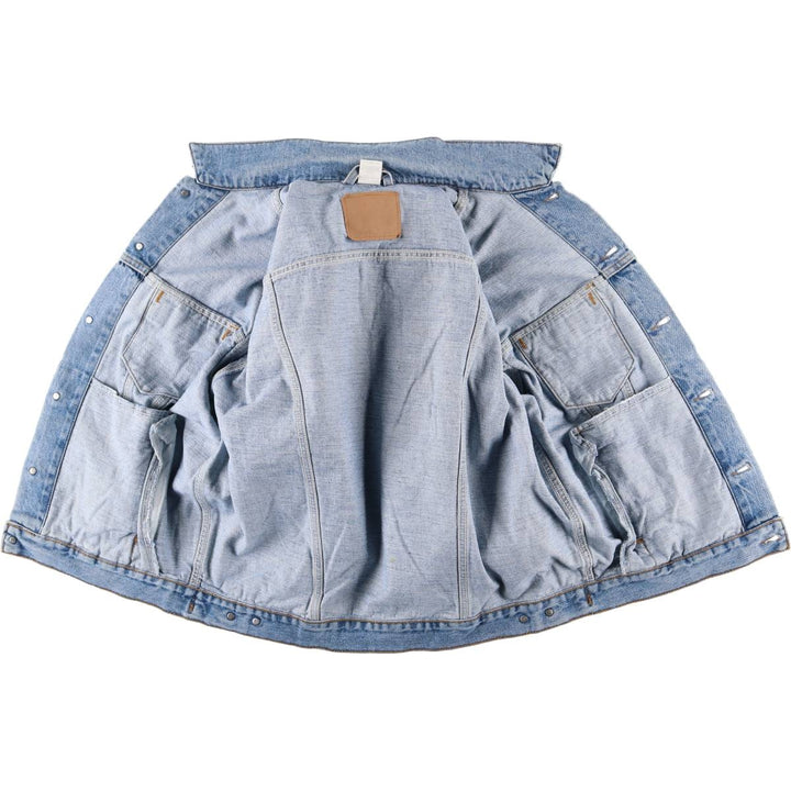 90'S Levi's 70507-4990 Denim Jacket, Men's Size L, Vintage unclear blue type Vintage Second Hand