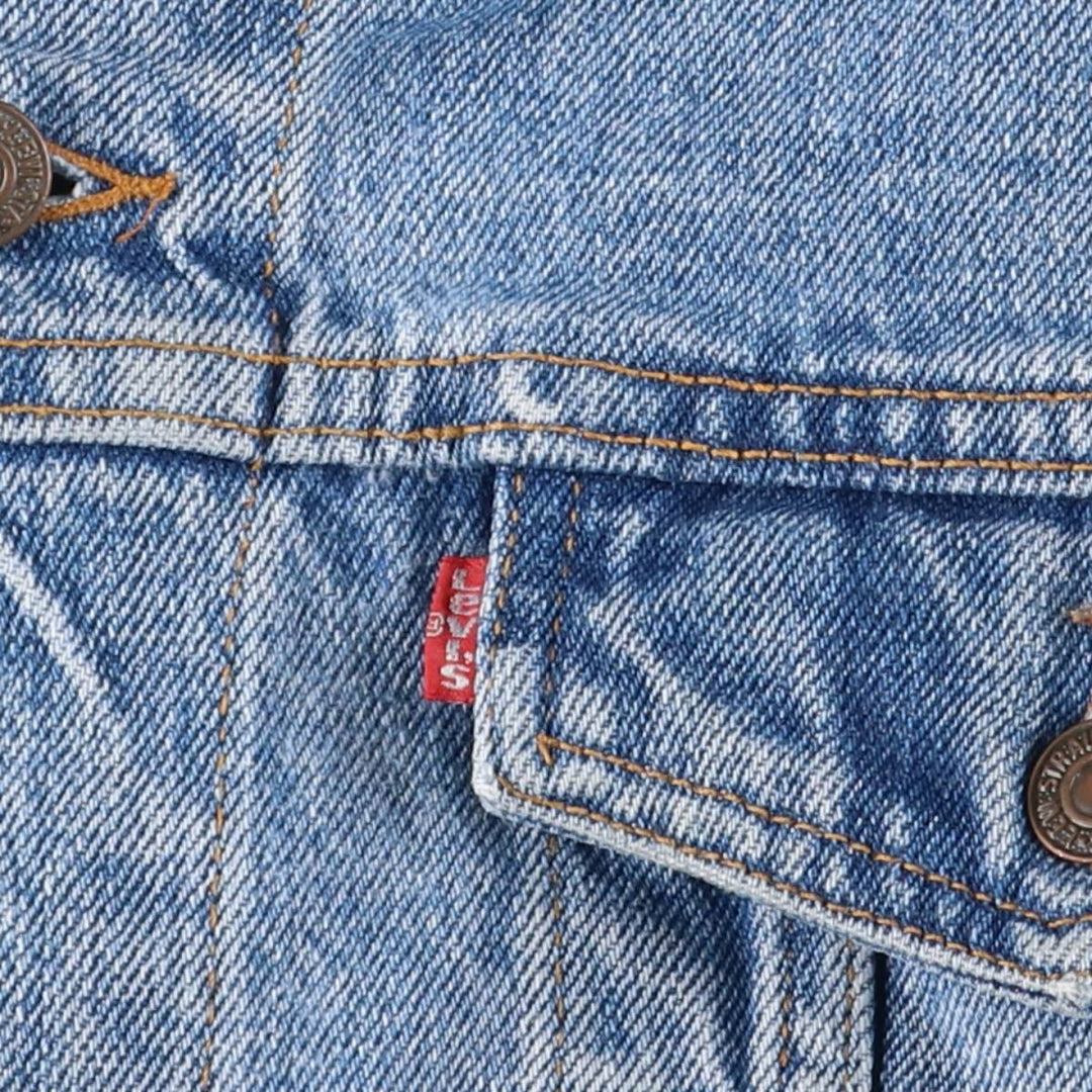 90'S Levi's 70507-4990 Denim Jacket, Men's Size L, Vintage unclear blue type Vintage Second Hand