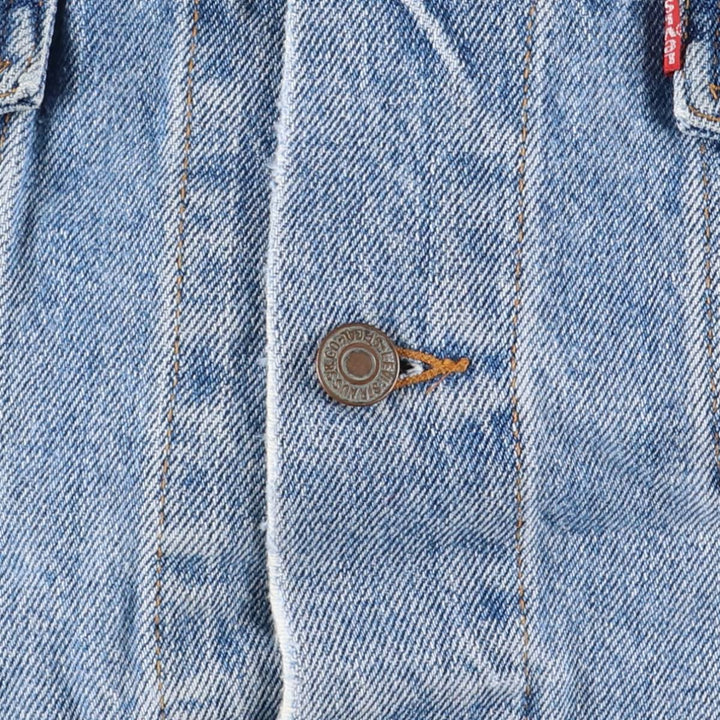 90'S Levi's 70507-4990 Denim Jacket, Men's Size L, Vintage unclear blue type Vintage Second Hand