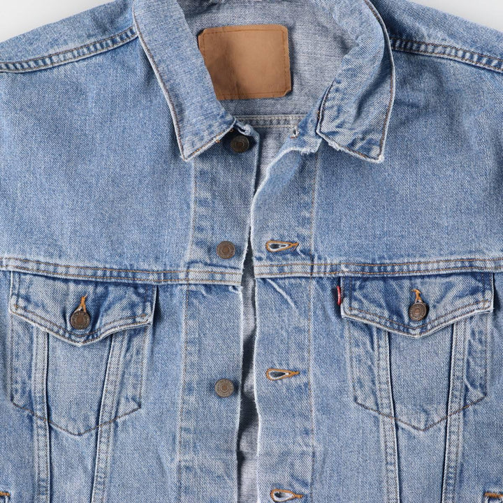 90'S Levi's 70507-4990 Denim Jacket, Men's Size L, Vintage unclear blue type Vintage Second Hand