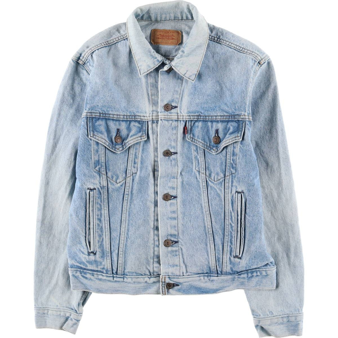90'S Levi's 70506-0214 denim jacket, denim jacket, made in USA, men's size M, vintage cotton blue type Vintage Second Hand