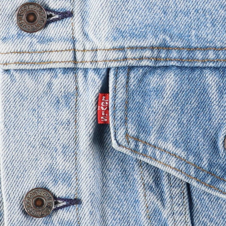 90'S Levi's 70506-0214 denim jacket, denim jacket, made in USA, men's size M, vintage cotton blue type Vintage Second Hand
