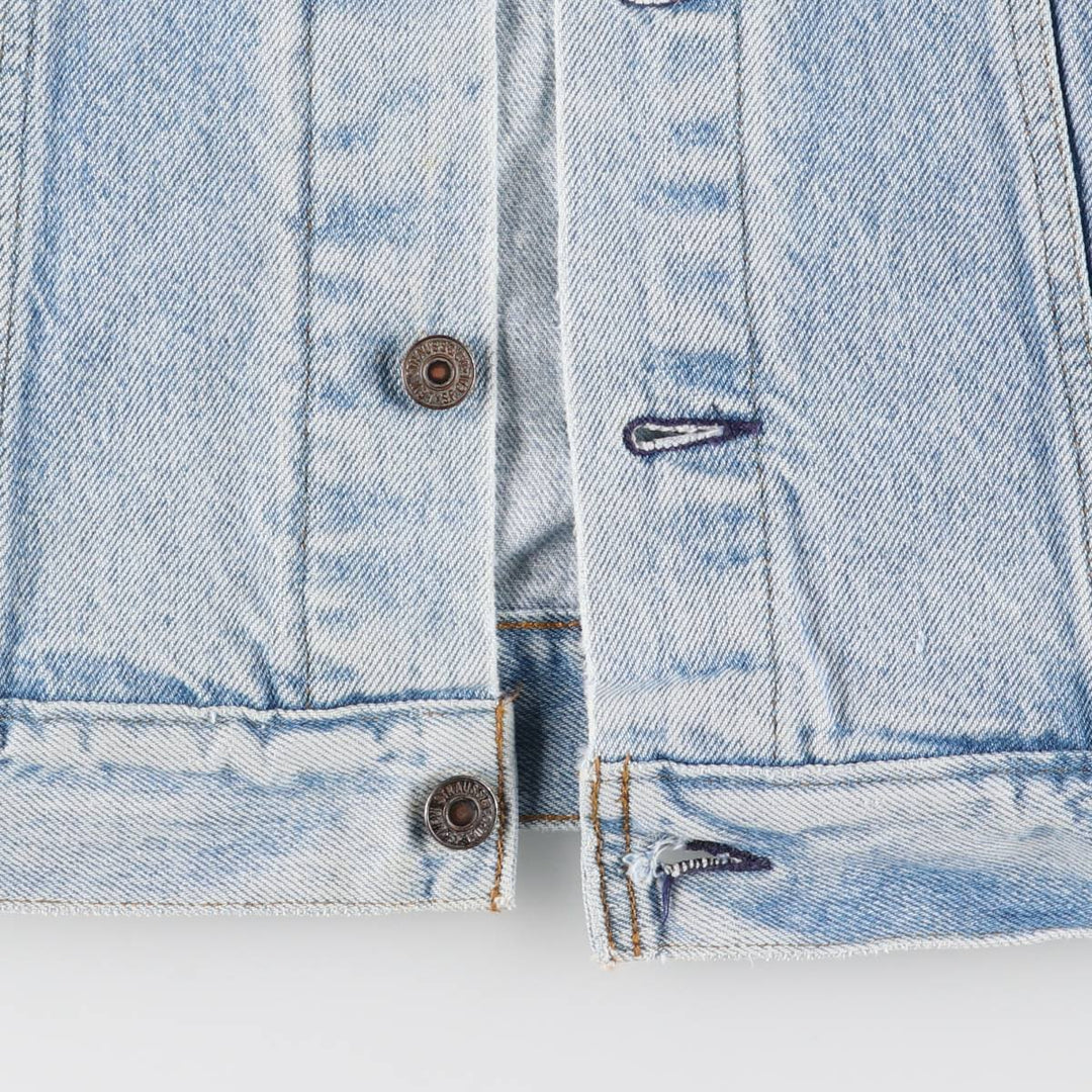 90'S Levi's 70506-0214 denim jacket, denim jacket, made in USA, men's size M, vintage cotton blue type Vintage Second Hand