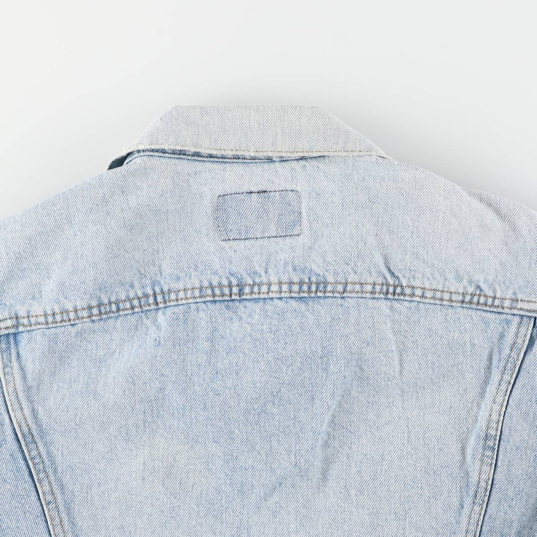 90'S Levi's 70506-0214 denim jacket, denim jacket, made in USA, men's size M, vintage cotton blue type Vintage Second Hand