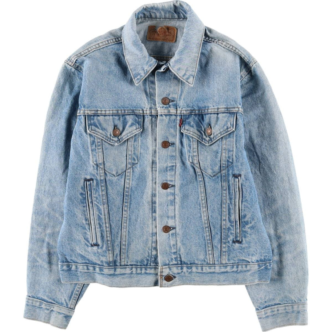 90'S Vintage Levi's Denim Jacket, Made in USA, Men's Size Medium cotton blue type Vintage Second Hand
