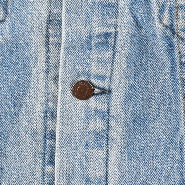 90'S Vintage Levi's Denim Jacket, Made in USA, Men's Size Medium cotton blue type Vintage Second Hand