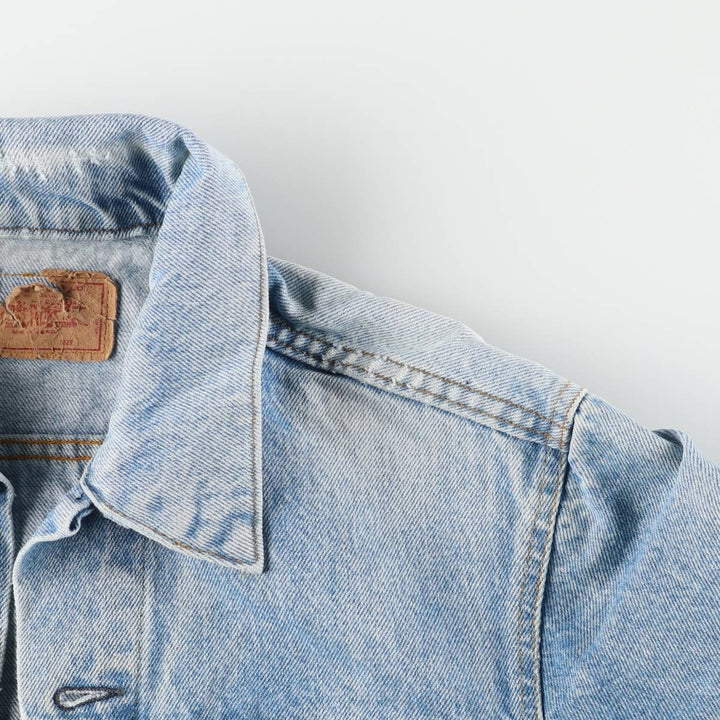 90'S Vintage Levi's Denim Jacket, Made in USA, Men's Size Medium cotton blue type Vintage Second Hand