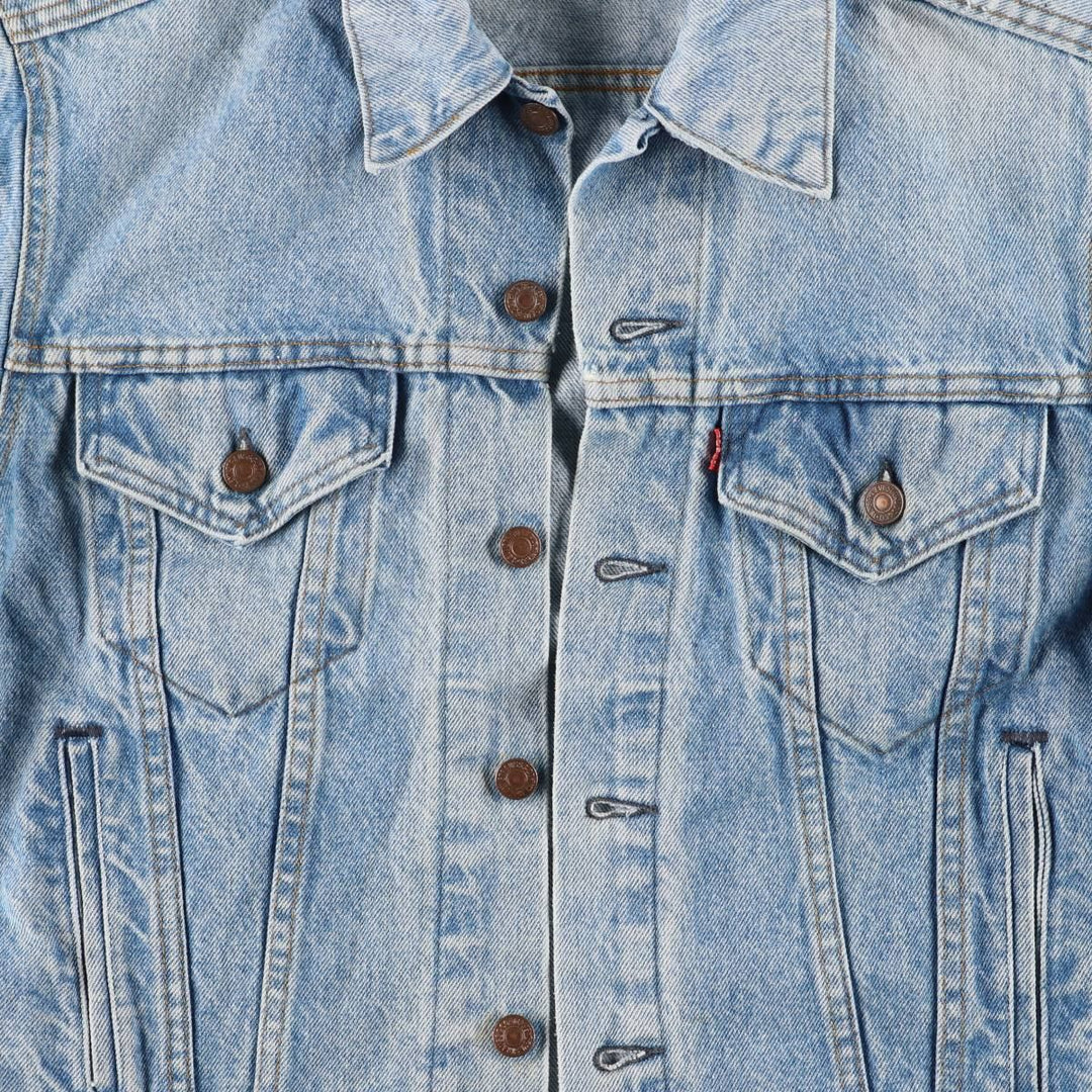 90'S Vintage Levi's Denim Jacket, Made in USA, Men's Size Medium cotton blue type Vintage Second Hand