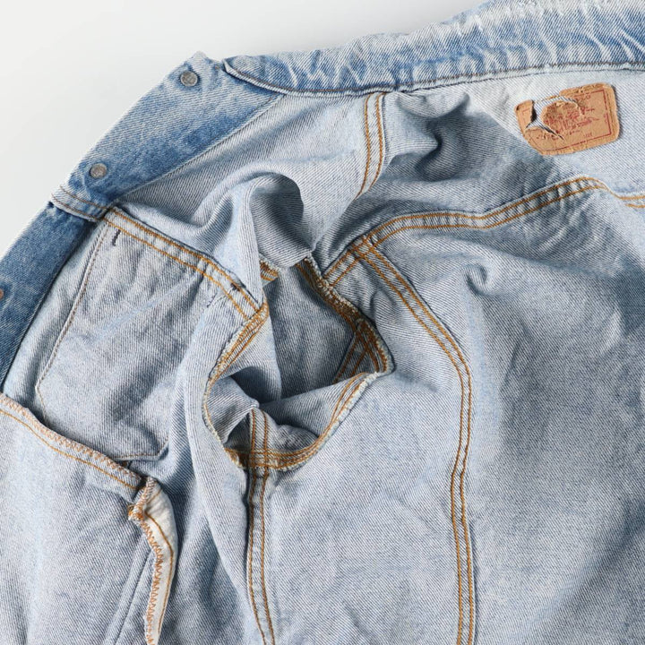90'S Vintage Levi's Denim Jacket, Made in USA, Men's Size Medium cotton blue type Vintage Second Hand