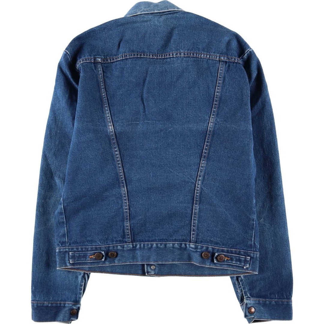 80'S Maverick denim jacket, made in USA, men's size M, vintage cotton blue type Vintage Second Hand