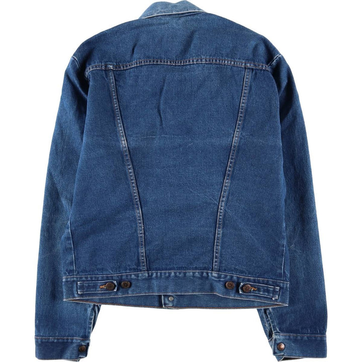 80'S Maverick denim jacket, made in USA, men's size M, vintage cotton blue type Vintage Second Hand