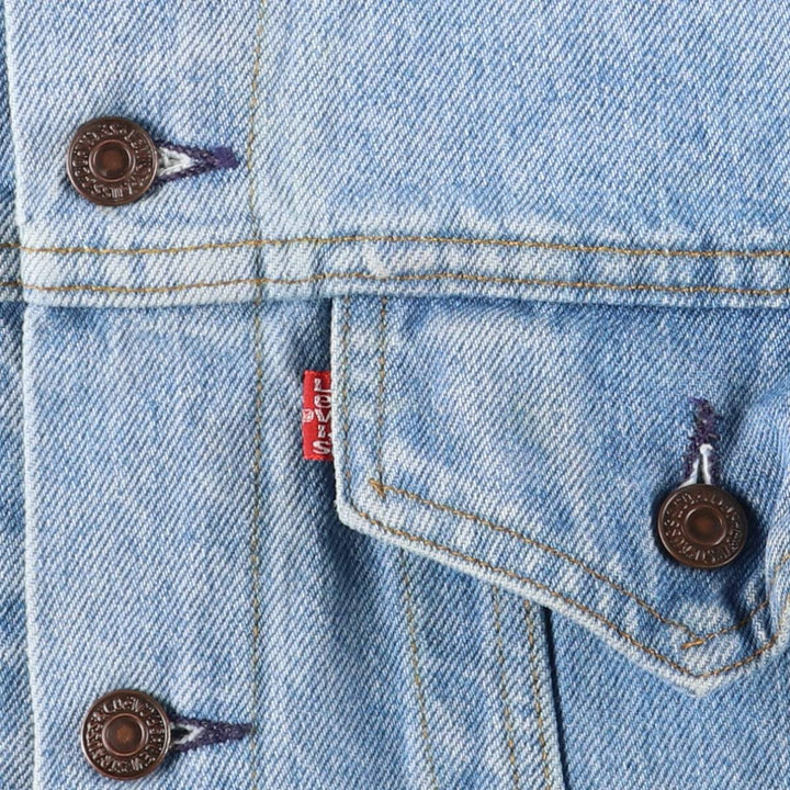 Vintage 1990'S Levi's 70506-0214 denim jacket, made in the USA, size M. cotton blue type Vintage Second Hand