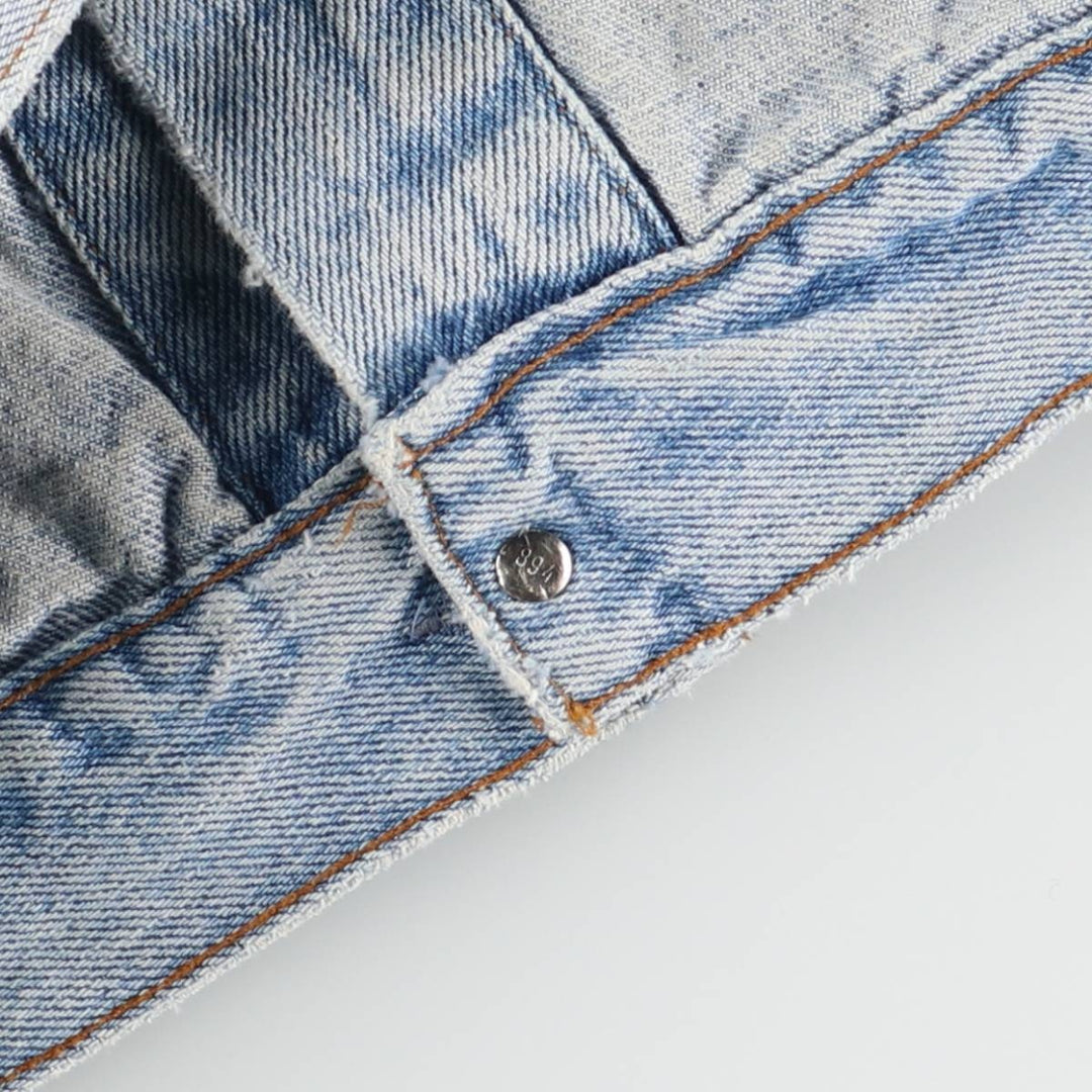 90'S Levi's 70507-4890 denim jacket, denim jacket, made in the USA, men's size L, vintage cotton blue type Vintage Second Hand